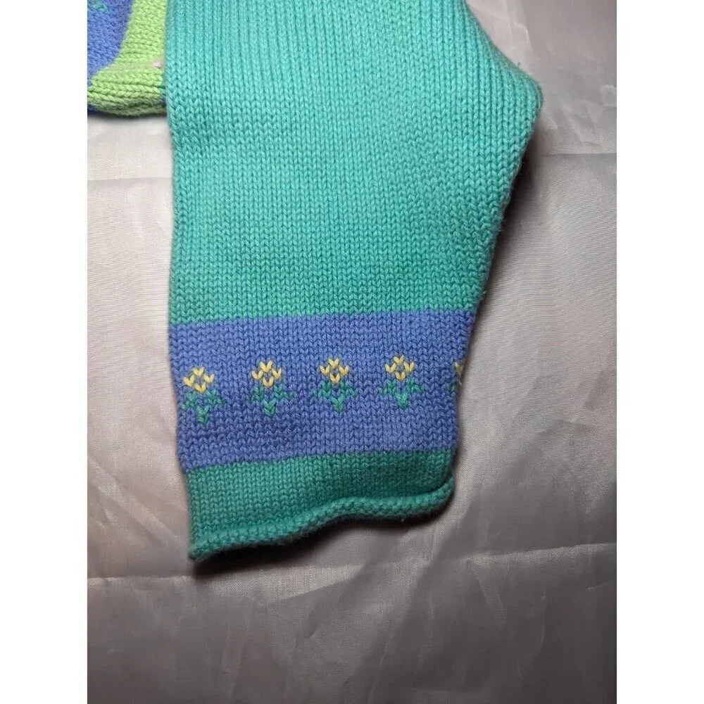 Vintage 1998 Girls Gymboree Long Sleeve 100% Cotton Sweater Girls Size XL Strips